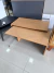 Mesa De Centro Gemini Para Salas E Recepções Decorativa Luxo Marrom - comprar online