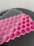 Forma Gelo Silicone Colmeia | Rosa