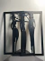 Quadro Mulheres Africanas Mdf Decorativo | Preto vazado