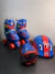 Patins Infantil Roller Quad 4 Rodas + Kit Proteção Capacete | Tamanho 30-33