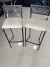 2 Banquetas Altas Bistrô Quadradas