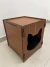 Nicho Casinha Para Gato Mdf Com Carpete Arranhador - comprar online