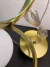 Pendente Luminária Globo Espiral Dourado na internet