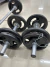 Kit 30 Kg De Anilhas De Ferro + Barras De Supino E Halteres na internet