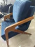 Poltrona Mona Luxo | Veludo Azul Marinho - comprar online