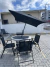 Kit Mesa Área Externa 4 Cadeiras + Mesa E Guarda Sol (sem base) na internet