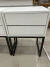 2 Mesa de Cabeceira Industrial Eco / Branco