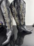 Bota texana preta com tachas tamanho 35 - comprar online