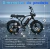 Bicicleta Eletica HDJ G60 | 1000w | Bateria Lítio - As vezes tem