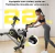 Bicicleta Ergométrica Spinning Eavae cor Preto/Amarelo - comprar online
