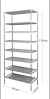 Sapateira Rack Luxo Aço Inox 9 Prateleiras