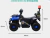 Carro Elétrico Infantil Policial 6v Frente/Ré Maxi Toys - AZUL - comprar online