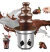 Máquina Cascata de Chocolate 4 Andares Fonte Torre Inox