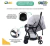 Carrinho Bebê Com Alça Reversível Youturn Cinza Maxi Baby - As vezes tem