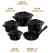 Conjunto De Panelas Clear+ 5 Peças | Preto - Ceraflame - comprar online