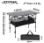 Mesa Camping Dobrável Joyfox Versão G2 Altura Regulável 50-80cm Grande 120x55cm Tampo Reforçado Com Bolsa Oxford Suporta 100kg