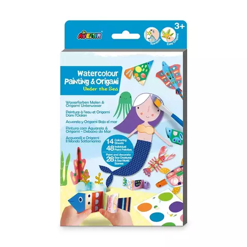 KIT DE ACUARELAS Y ORIGAMI