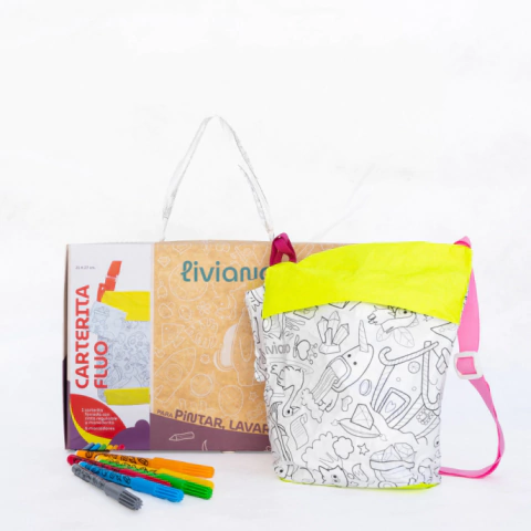 CARTERITA FORRADA FLUO - comprar online