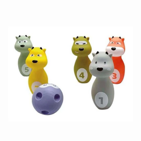 BOWLING DE SILICONA PARA BEBÉS