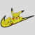 Remera Pipa x Pikachu Oversize Premium [ BORDADO ]