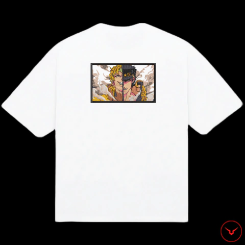 Remera Jotaro vs DIO Premium [ BORDADO ] en internet