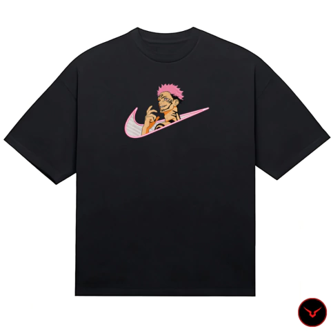 Remera Pipa x Yuji Itadori Oversize Premium [ BORDADO ] - comprar online