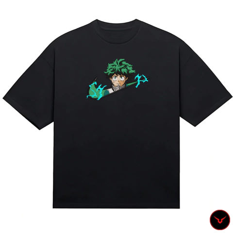 Remera Pipa x Midoriya Oversize Premium [ BORDADO ] - comprar online