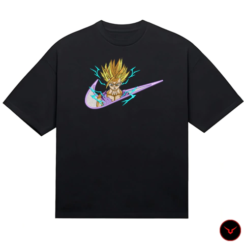 Remera Gohan Super Saiyajin Oversize Premium [ BORDADO ] - comprar online