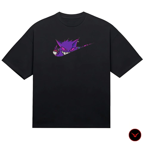 Remera Pipa x Gengar Oversize Premium [ BORDADO ] - comprar online