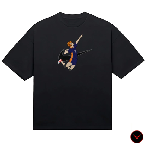 Remera Pipa x Hinata Oversize Premium [ BORDADO ] - comprar online