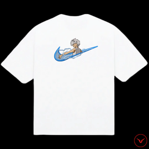 Remera Pipa x Killua Celeste Oversize Premium [ BORDADO ] en internet