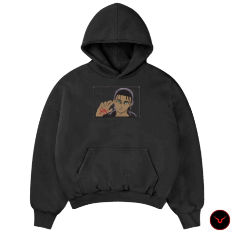 Buzo Eren Sangre Oversize Premium [ BORDADO ] - comprar online