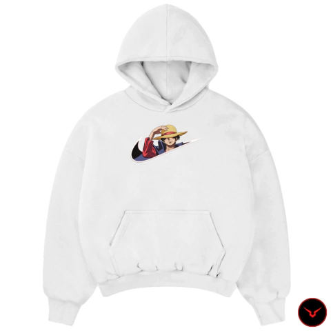 Buzo Pipa x Luffy Azul Oversize Premium [ BORDADO ] en internet