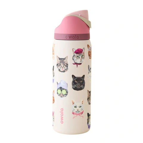Owala UO Exclusive Cat Collage FreeSip 32 oz