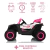 Imagem do Carro Quadriciclo Elétrico Infantil Buggy UTV Rockstorm Jipe Rosa 12V