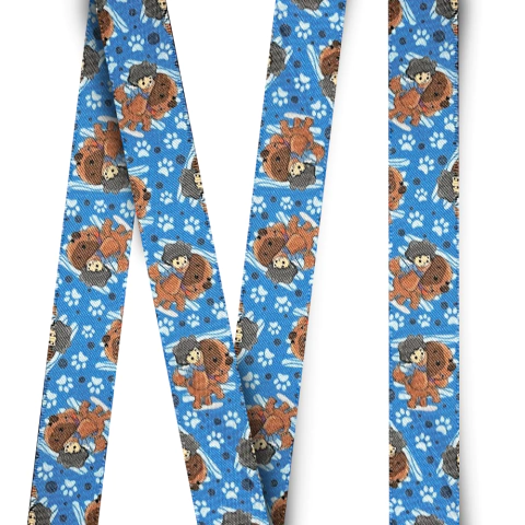 Fita de Cetim Alpet N05 Pet Anjo e Dog Azul 4556-03-25mm - comprar online