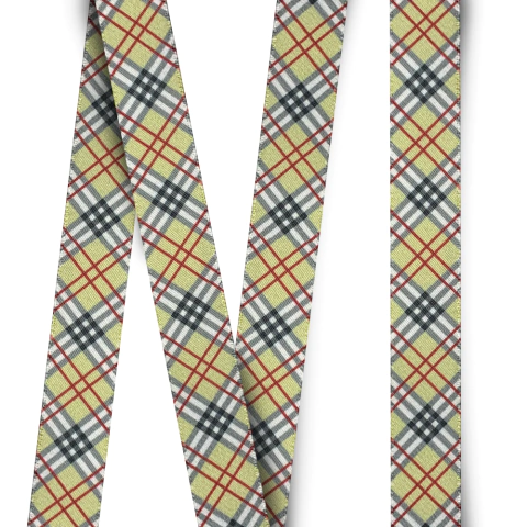 Fita de Cetim Alpet N05 Xadrez X Bege Cinza 2492-18-25mm - comprar online