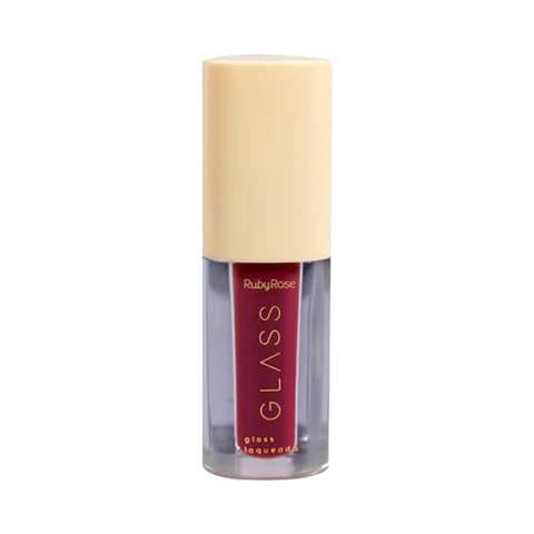 GLOSS LAQUEADO GLASS COR BG05 RUBY ROSE 3ML