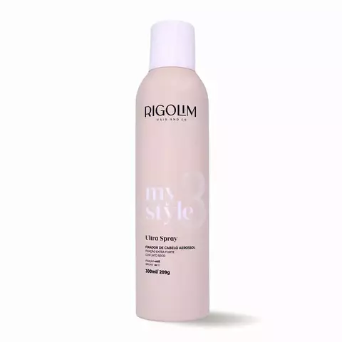 SPRAY FIXADOR DE CABELO AEROSOL EXTRA FORTE HAIR AND CO ULTRA RIGOLIM 300ML