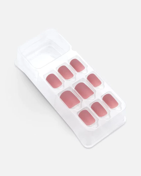 UNHA POSTIÇA AUTOCOLANTE IMPRESS MATTE CURTA CLASSIC KISS NEW YORK