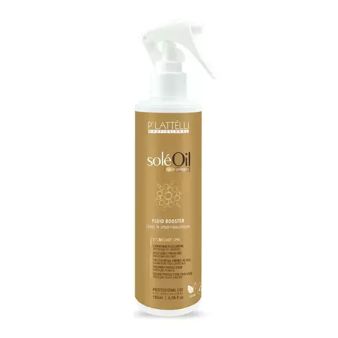 LEAVE IN FLUID BOOSTER RECONSTRUTORA POS QUIMICA SOLE OIL PLATTELLI PROFISSIONAL180 ML