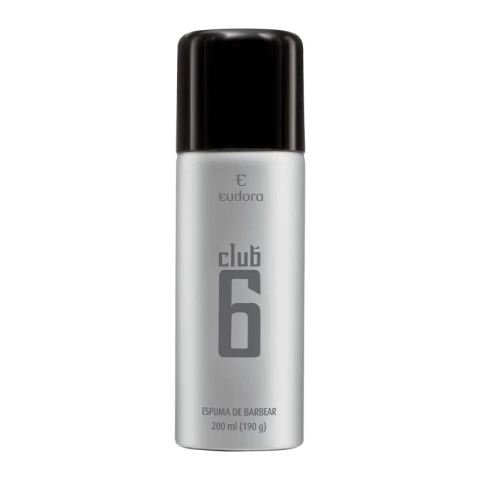 ESPUMA DE BARBEAR CLUB 6 EUDORA 200ML