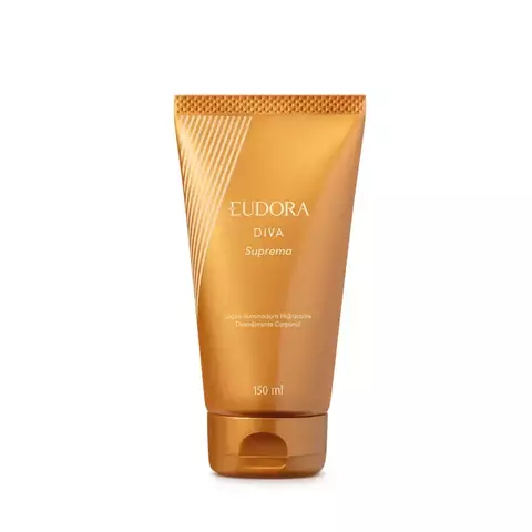 LOÇAO HIDRATANTE ILUMINADORA CORPORAL DIVA SUPREMA EUDORA 150ML