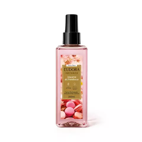DESODORANTE COLONIA SPRAY PERFUMADO INSTANCE MACARON DE FRAMBOESA EUDORA 200ML