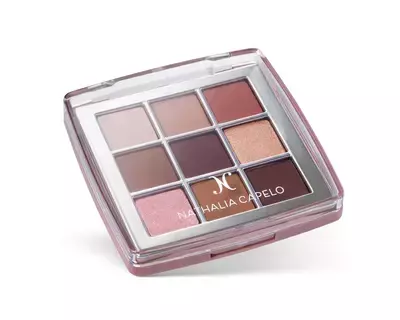 PALETA DE SOMBRAS NUDE GLAM NATHALIA CAPELO 23G