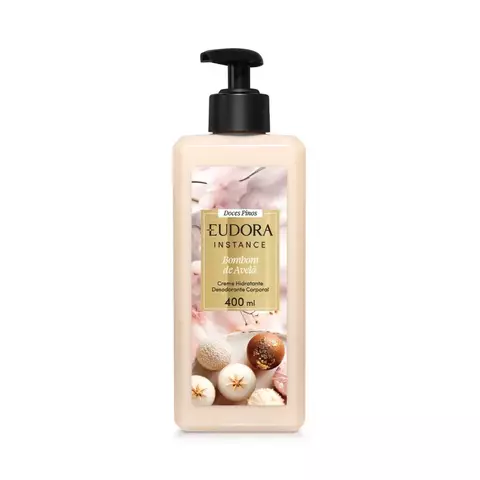 CREME HIDRATANTE DESODORANTE CORPORAL INSTANCE BOMBOM DE AVELA EUDORA 400ML