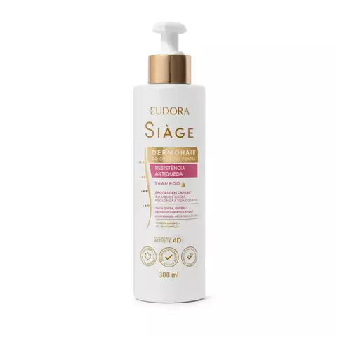 SHAMPOO RESISTENCIA ANTIQUEDA DERMO HAIR SIAGE EUDORA 300ML