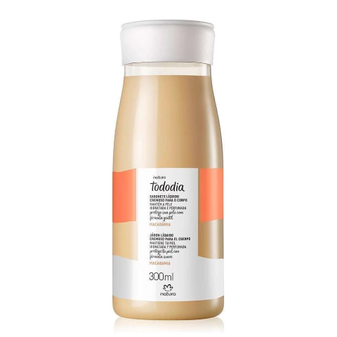 SABONETE LIQUIDO CREMOSO PARA O CORPO TODODIA MACADAMIA NATURA 300ML