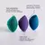 ESPONJA DE MAQUIAGEM FLAT BLEND COR AZUL OCEANE - loja online