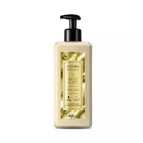 CREME HIDRATANTE BACIO DI LATTE PISTACCHIO INSTANCE EUDORA 400ML